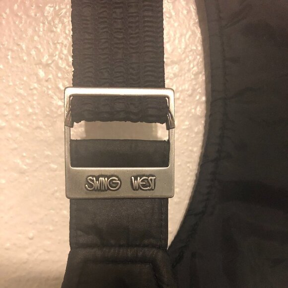 VINTAGE SWING WEST Overall Women's Size 12 Black Snow Bib Pants Winter Vintage - Picture 11 of 13